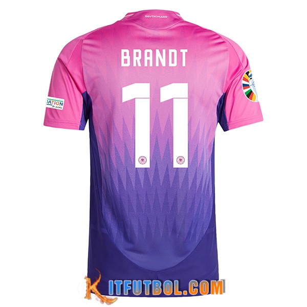 Camisetas De Futbol Alemania (BRANDT #11) UEFA Euro 2024 Segunda