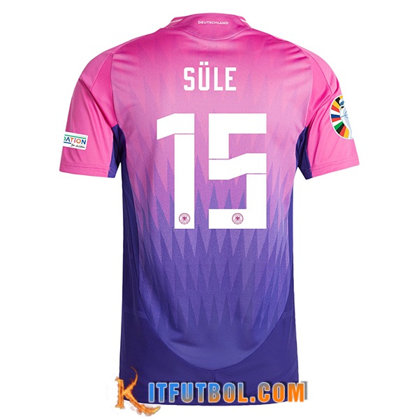 Camisetas De Futbol Alemania (SULE #15) UEFA Euro 2024 Segunda
