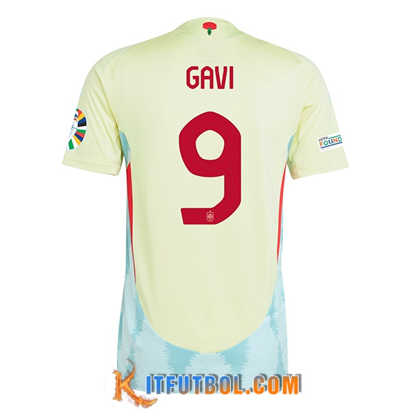 Camisetas De Futbol España (GAVI #9) UEFA Euro 2024 Segunda