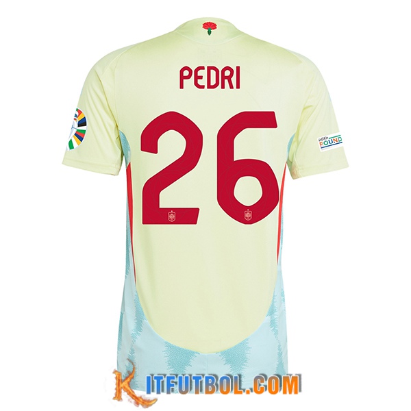 Camisetas De Futbol España (PEDRI #26) UEFA Euro 2024 Segunda