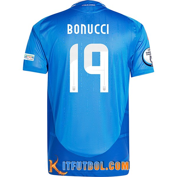 Camisetas De Futbol Italia (BONUCCI #19) UEFA Euro 2024 Primera