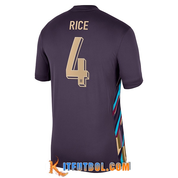 Camisetas De Futbol Inglaterra (RICE #4) UEFA Euro 2024 Segunda
