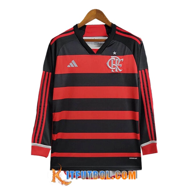 Camisetas De Futbol Flamengo Primera Manga Largas 2024/2025