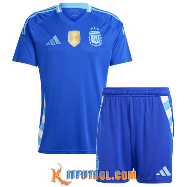 Camisetas De Futbol Argentina Ninos Segunda 2024/2025