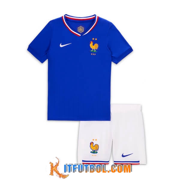 Nueva Camisetas De Futbol Francia Ninos Primera 2024/2025