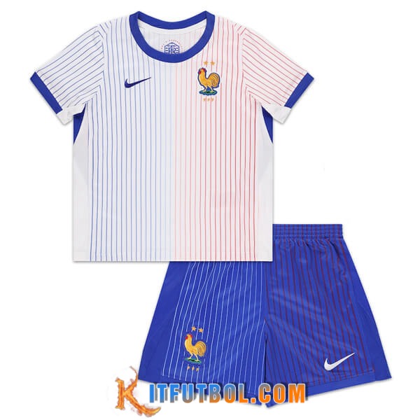 Nueva Camisetas De Futbol Francia Ninos Segunda 2024/2025