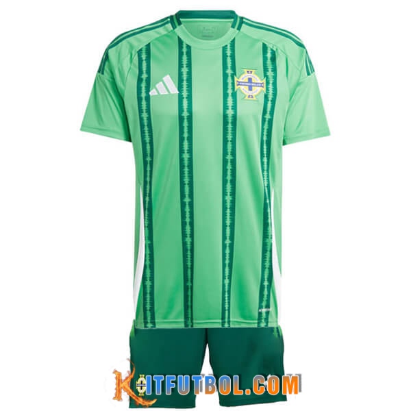 Camisetas De Futbol Irlanda del norte Ninos Primera 2024/2025