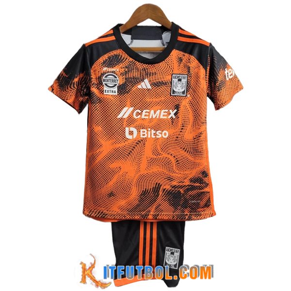 Camisetas De Futbol Tigres UANL Ninos 2023/2024