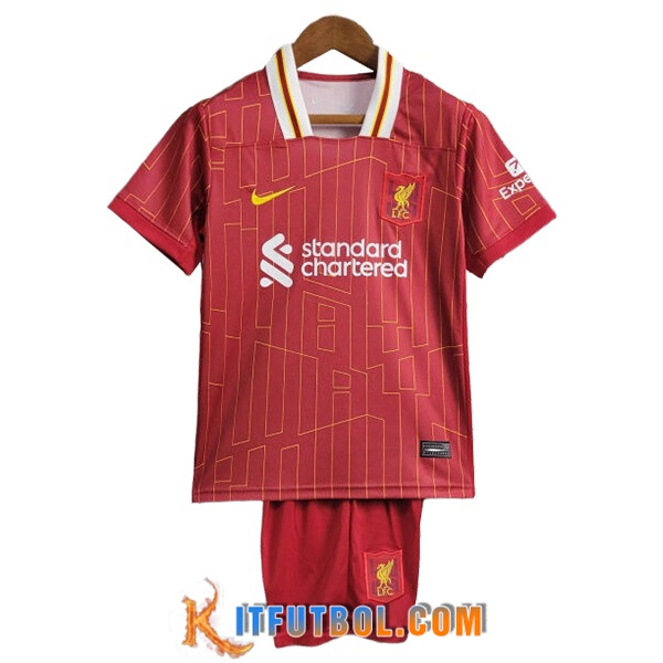 Camisetas De Futbol FC Liverpool Ninos Primera 2024/2025