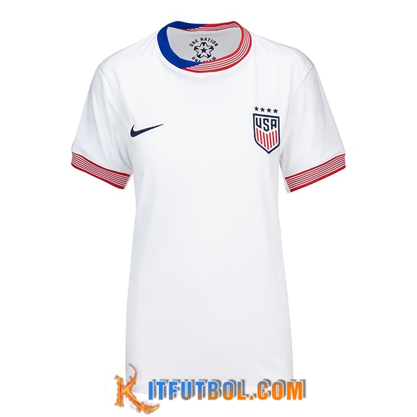 Camisetas De Futbol Estados Unidos Mujer Primera 2024/2025