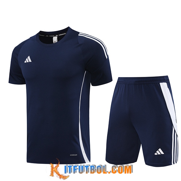 Camiseta Entrenamiento + Cortos Adidas Azul marino 2024/2025