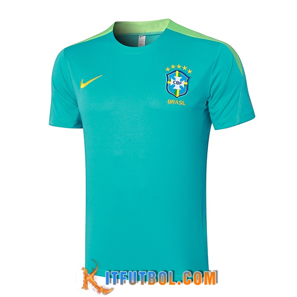 Camiseta Entrenamiento Brasil Verde 2024/2025