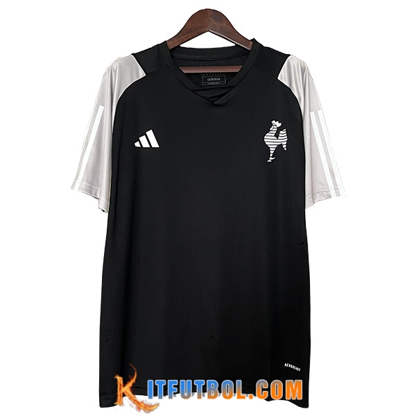 Camiseta Entrenamiento Atletico Mineiro Negro/Gris 2024/2025