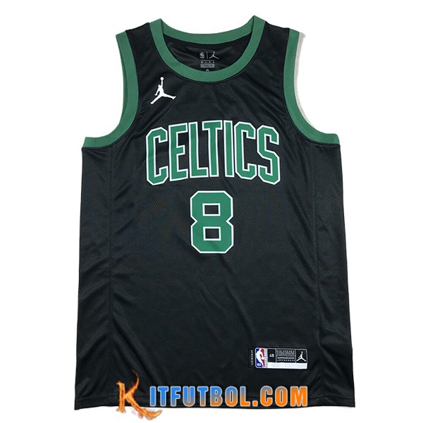 Camisetas De Futbol Boston Celtics (PORZINGIS #8) 2024/25 Negro/Verde