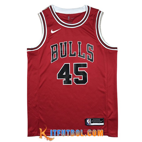 Camisetas De Futbol Chicago Bulls (JORDAN #45) 2024/25 Rojo/Negro