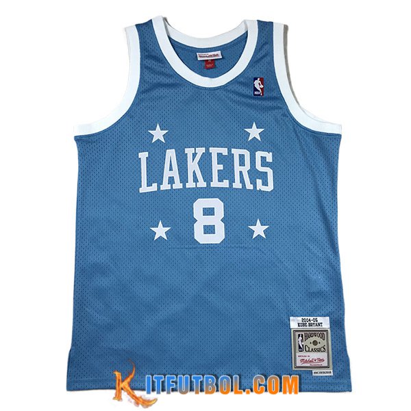Camisetas De Futbol Los Angeles Lakers (BRYANT #8) 2024/25 Azul/Blanco