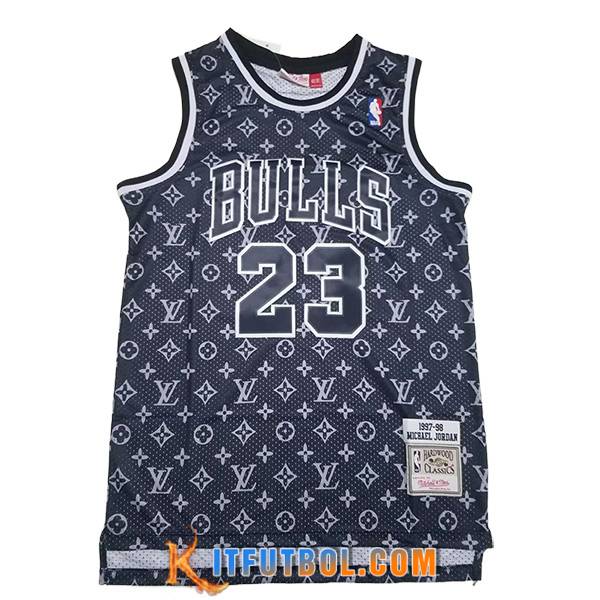 Camisetas De Futbol Chicago Bulls (JORDAN #23) 2024/25 Negro/Gris