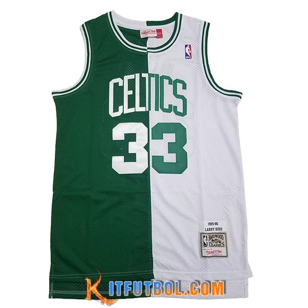 Camisetas De Futbol Boston Celtics (BIRD #33) 2024/25 Blanco/Verde