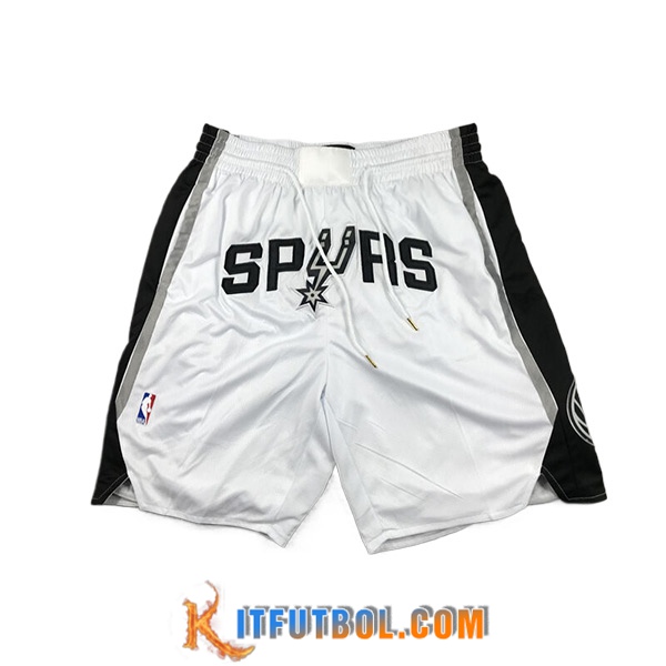 Cortos NBA San Antonio Spurs 2024/25 Blanco/Negro