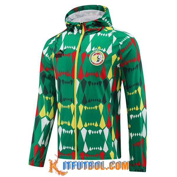 Rompevientos Sénégal Verde/Amarillo/Rojo 2024/2025