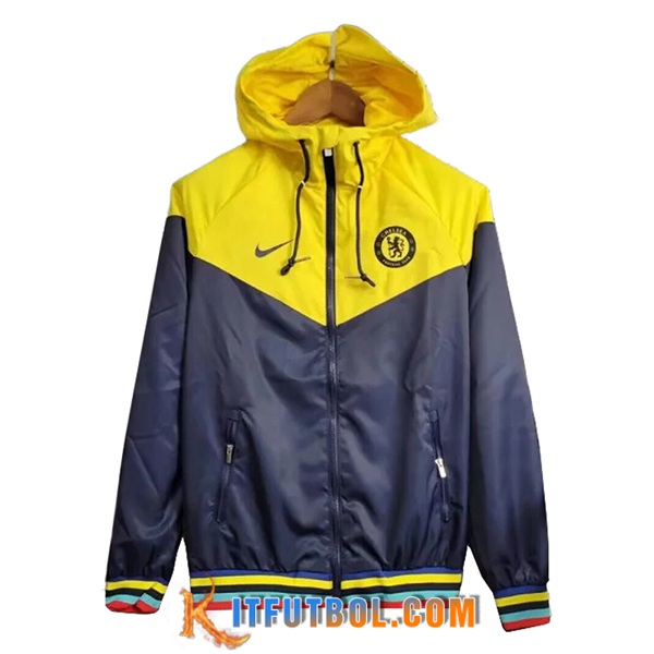 Rompevientos FC Chelsea Amarillo/Gris 2024/2025