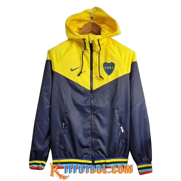 Rompevientos Boca Juniors Amarillo/Gris 2024/2025