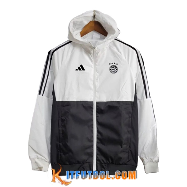 Rompevientos Bayern Munich Blanco/Negro 2024/2025