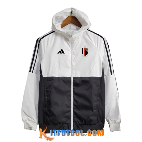 Rompevientos Bélgica Blanco/Negro 2024/2025