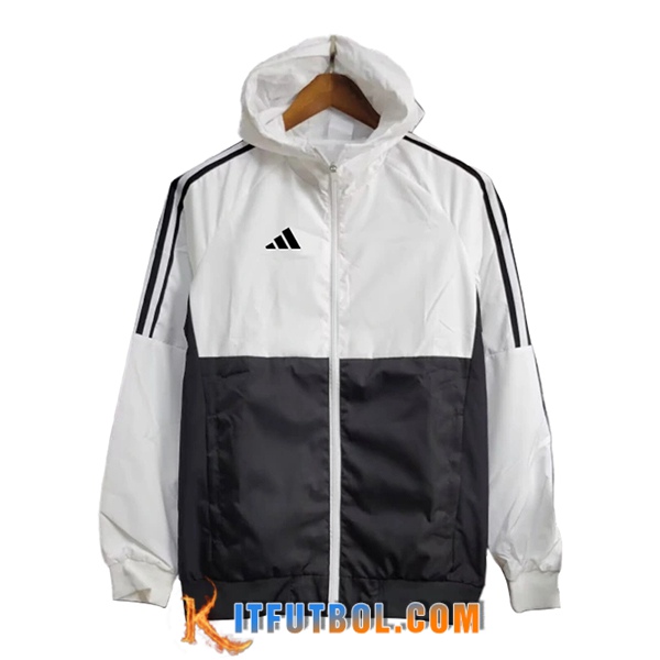 Rompevientos Adidas Blanco/Negro 2024/2025