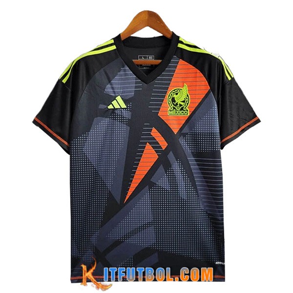 Camiseta Equipo Nacional México Portero Negro 2024/2025