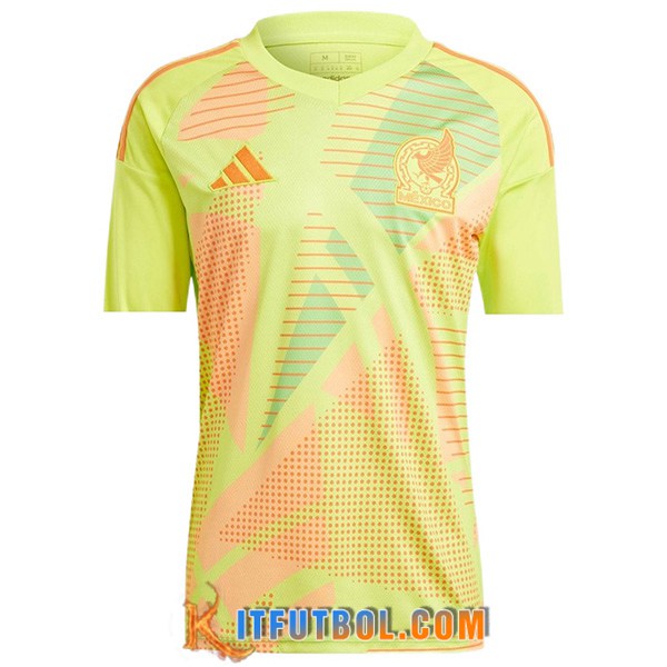 Camiseta Equipo Nacional México Portero Amarillo 2024/2025