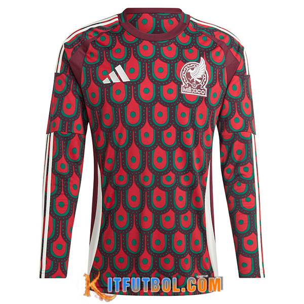 Camiseta Equipo Nacional México Manga Largas Primera 2024/2025