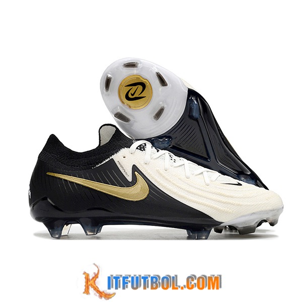 Nike Botas De Fútbol Phantom Luna Elite NU FG Negro/Blanco/Amarillo -04