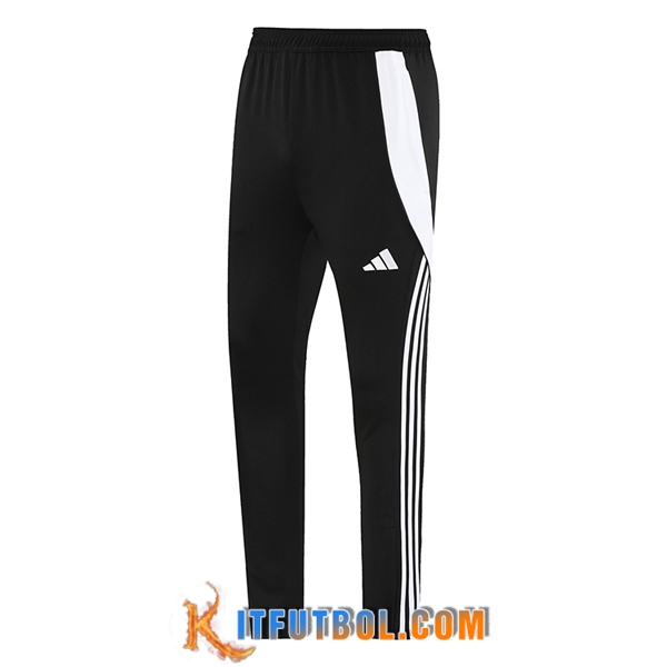 Pantalon Entrenamiento Adidas Negro/Blanco 2024/2025 -02