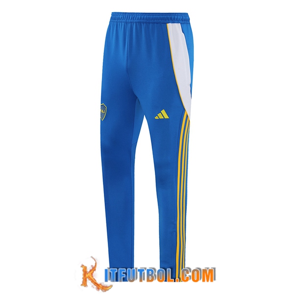 Pantalon Entrenamiento Adidas Azul/Blanco/Amarillo 2024/2025