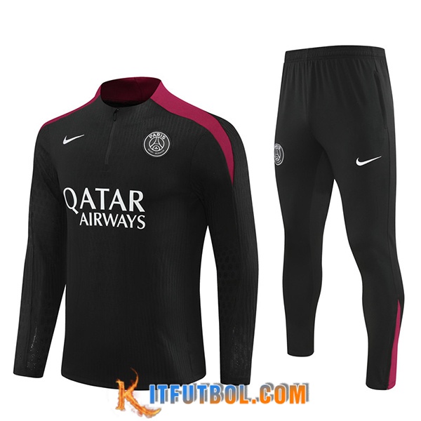 Chandal Equipos De Futbol PSG Negro/Rojo 2024/2025