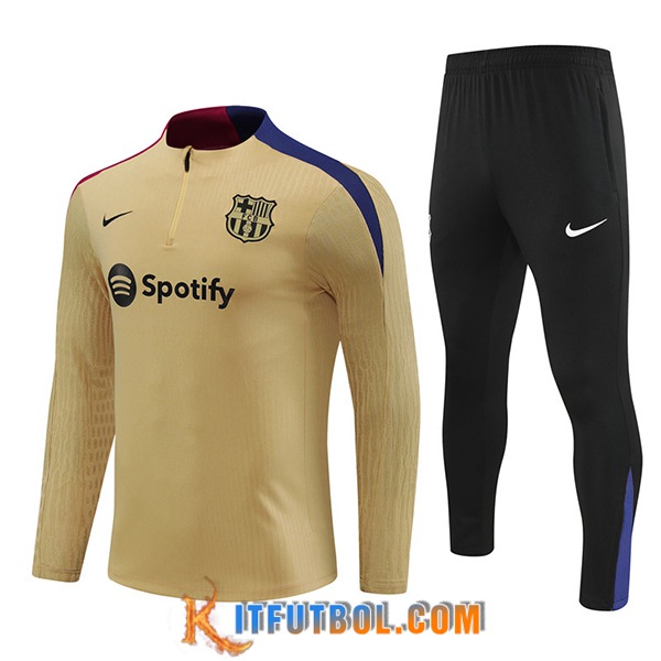 Chandal Equipos De Futbol FC Barcelona Amarillo/Negro 2024/2025