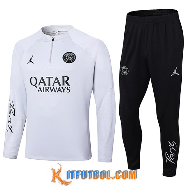 Chandal Equipos De Futbol PSG Gris Claro 2024/2025