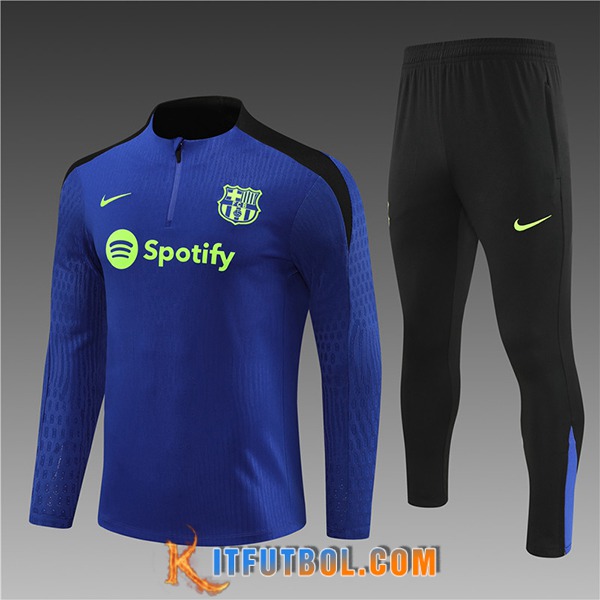 Chandal Equipos De Futbol FC Barcelona Ninos Azul/Negro 2024/2025