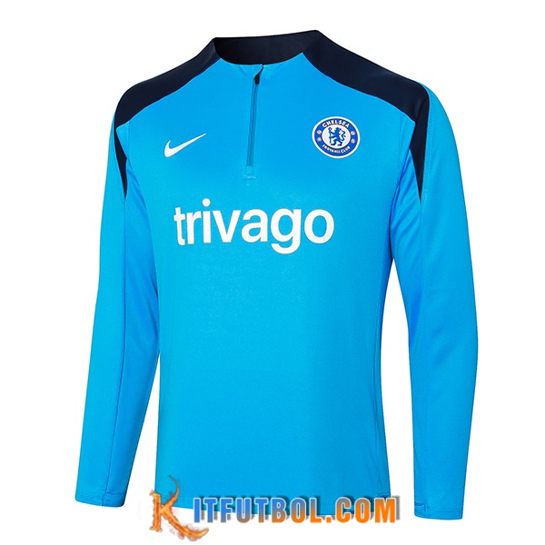 Sudadera De Entrenamiento FC Chelsea Azul 2024/2025