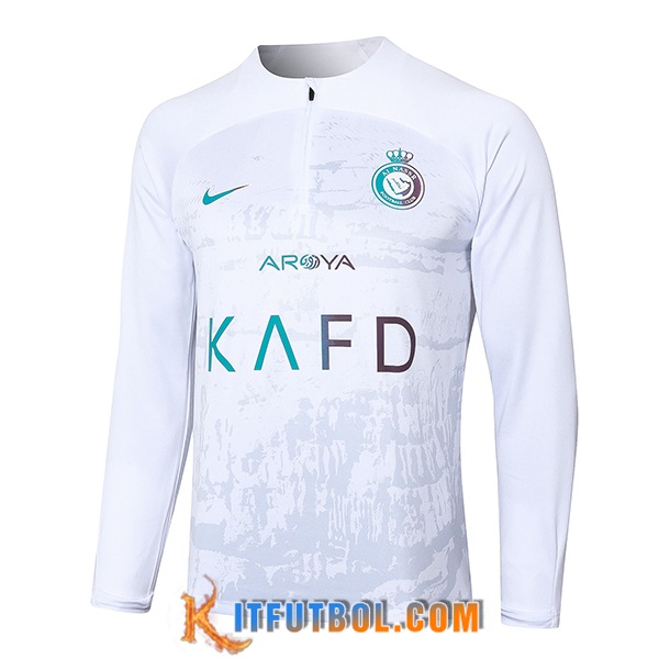 Sudadera De Entrenamiento Al-Nassr FC Blanco/Gris 2024/2025