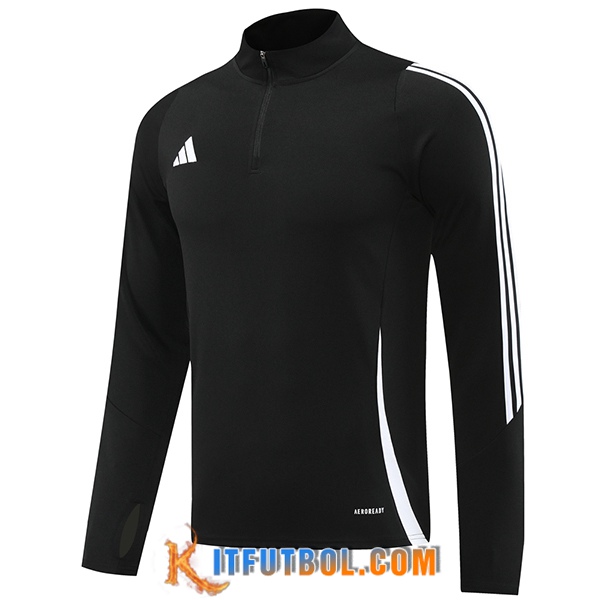 Sudadera De Entrenamiento Adidas Negro/Blanco 2024/2025