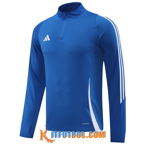 Sudadera De Entrenamiento Adidas Azul/Blanco 2024/2025