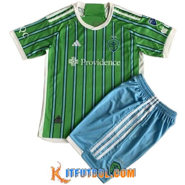 Camisetas De Futbol FC Seattle Sounders Ninos Primera 2024/2025