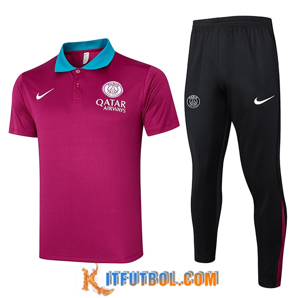 Camiseta Polo PSG Violeta 2024/2025