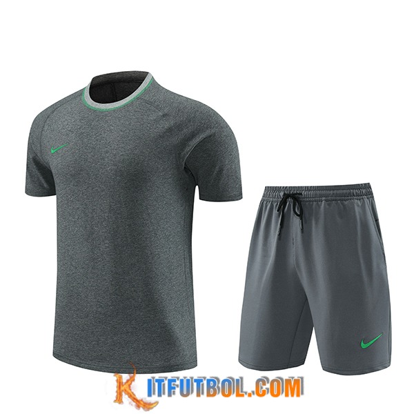 Camiseta Entrenamiento + Cortos Nike Gris 2024/2025