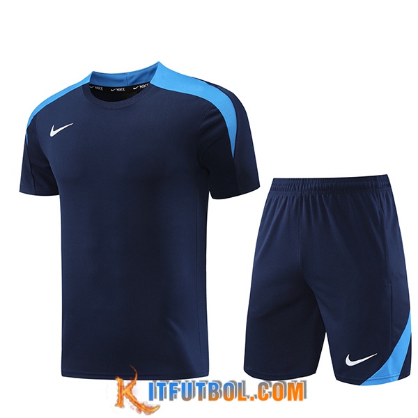 Camiseta Entrenamiento + Cortos Nike Azul marino 2024/2025