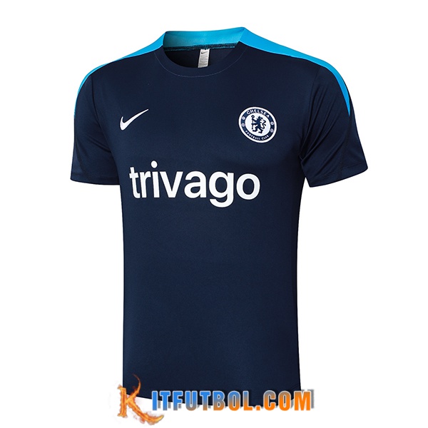 Camiseta Entrenamiento FC Chelsea Azul Oscuro 2024/2025