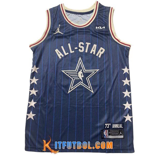 Camisetas De Futbol American All-Star (LILLARD #0) 2024/25 Azul/Blanco -02