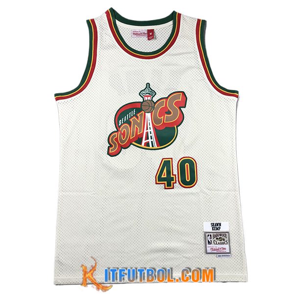 Camisetas De Futbol Oklahoma City Thunder (KEMP #40) 2024/25 Blanco/Verde